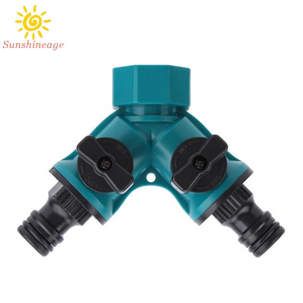 SUNAGE- ~Garden Tap Hose Connectors Splitters Y type Water Diverter Valve 2 Way Connector Brand New【SUNAGE-HOT Fashion】
