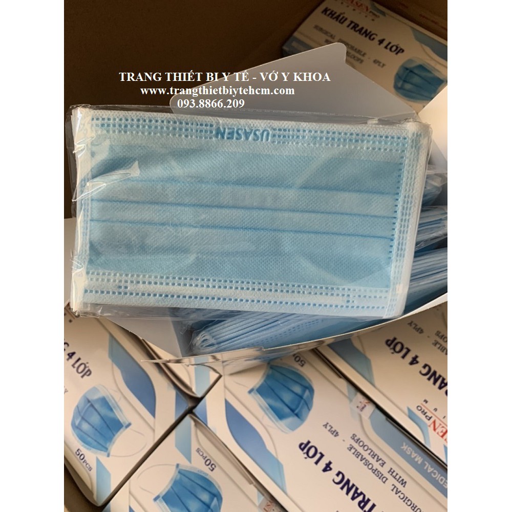 10 CÁI KHẨU TRANG XANH 4 LỚP US PRO | BigBuy360 - bigbuy360.vn