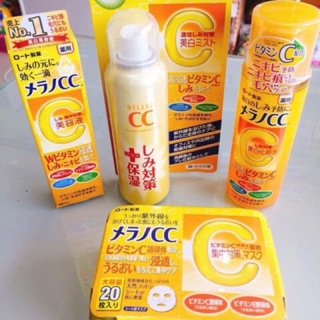 [combo] Bộ sản phẩm dưỡng trắng chống thâm nám Melano CC Nhật Bản