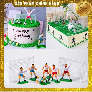 Set bóng đá,mô hình bóng đá trang trí bánh sinh nhật,trang trí bánh kem,dùng làm đồ chơi cho bé