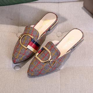 Giày Mules Nữ Phẳng