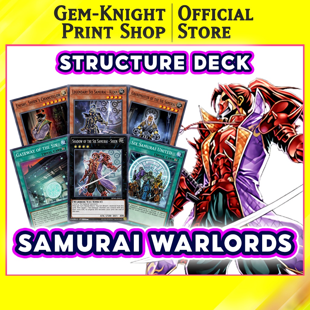 [Bài In] Bộ bài Yugioh - Six Samurai Warlords Structure Deck