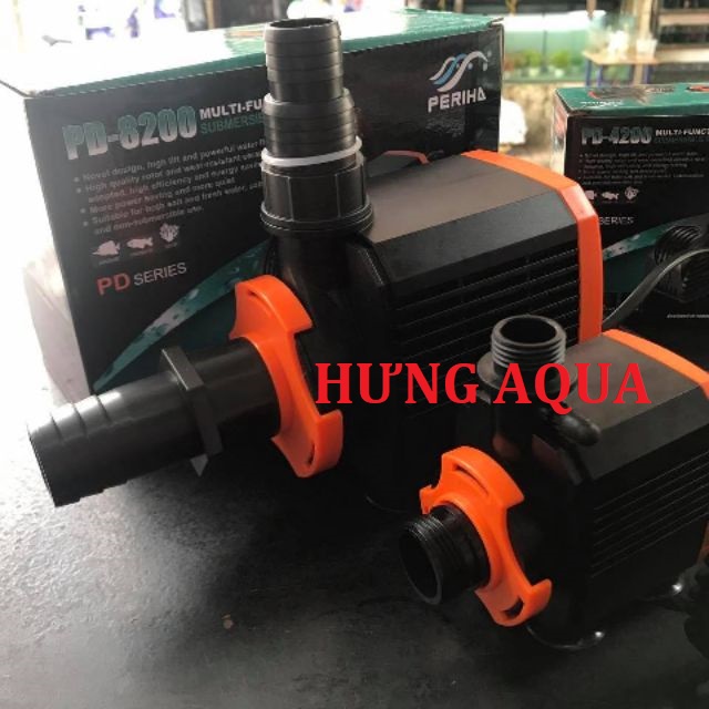 Máy bơm nước hồ cá, máy bơm bể cá Periha PD-4200 /PD-5200 /PD-6200 /PD-7200 /PD-8200 thế hệ mới