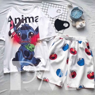 Sét áo ANIMA +quần thú xanh đỏ