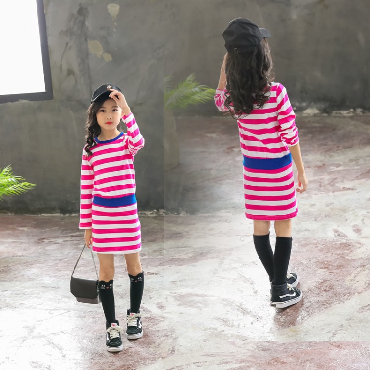 Đầm Xòe Công Chúa Phong Cách Hàn Quốc Xinh Xắn Dành Cho Bé Gái
