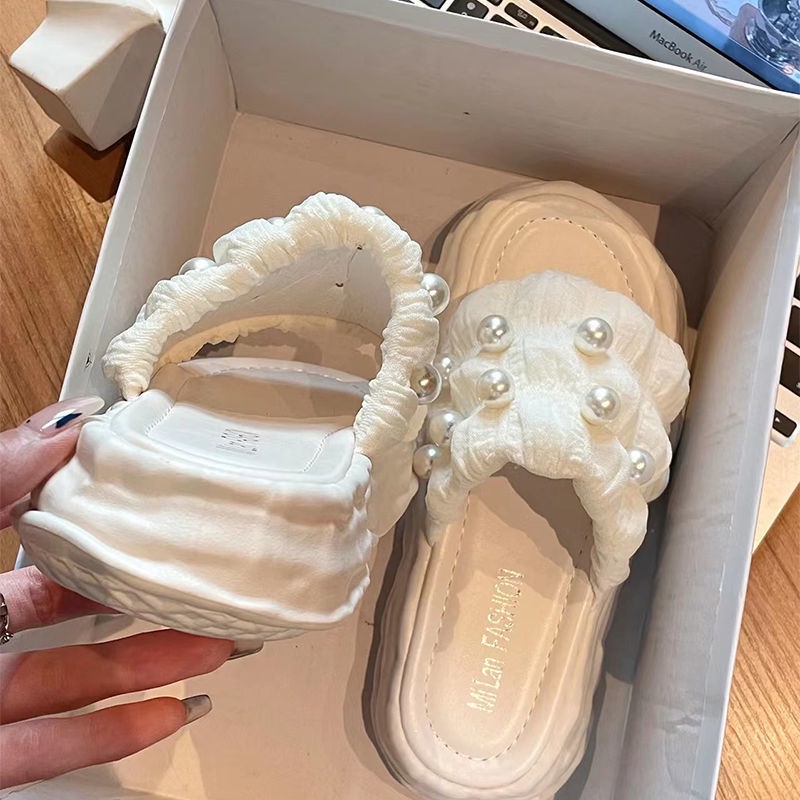 Dép Sandal Đi Ngoài Trời Đế Dày Phong Cách Thời Trang Mới