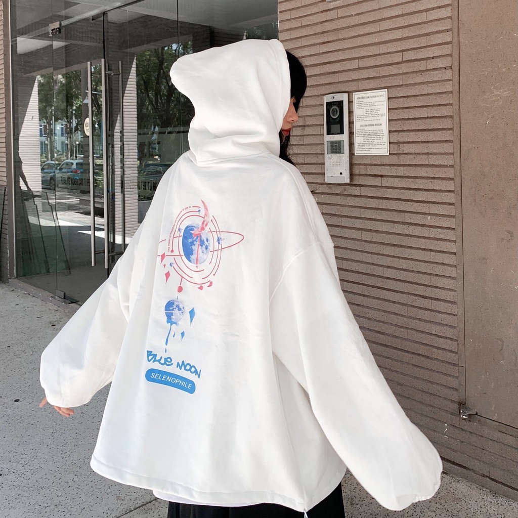 Áo Hoodie MORA Form Rộng Nỉ Bông Dày Dặn Ulzzang Unisex | BigBuy360 - bigbuy360.vn