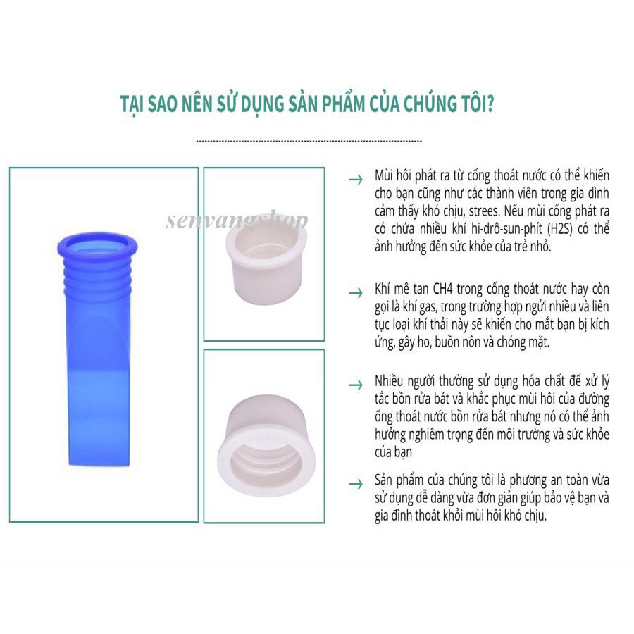 ⚡Xả kho⚡Ống chặn mùi hôi cống - Chống Mùi Hôi Đường Thoát Nước và chống Côn Trùng - Ống chặn mùi nhà vệ sinh 2020