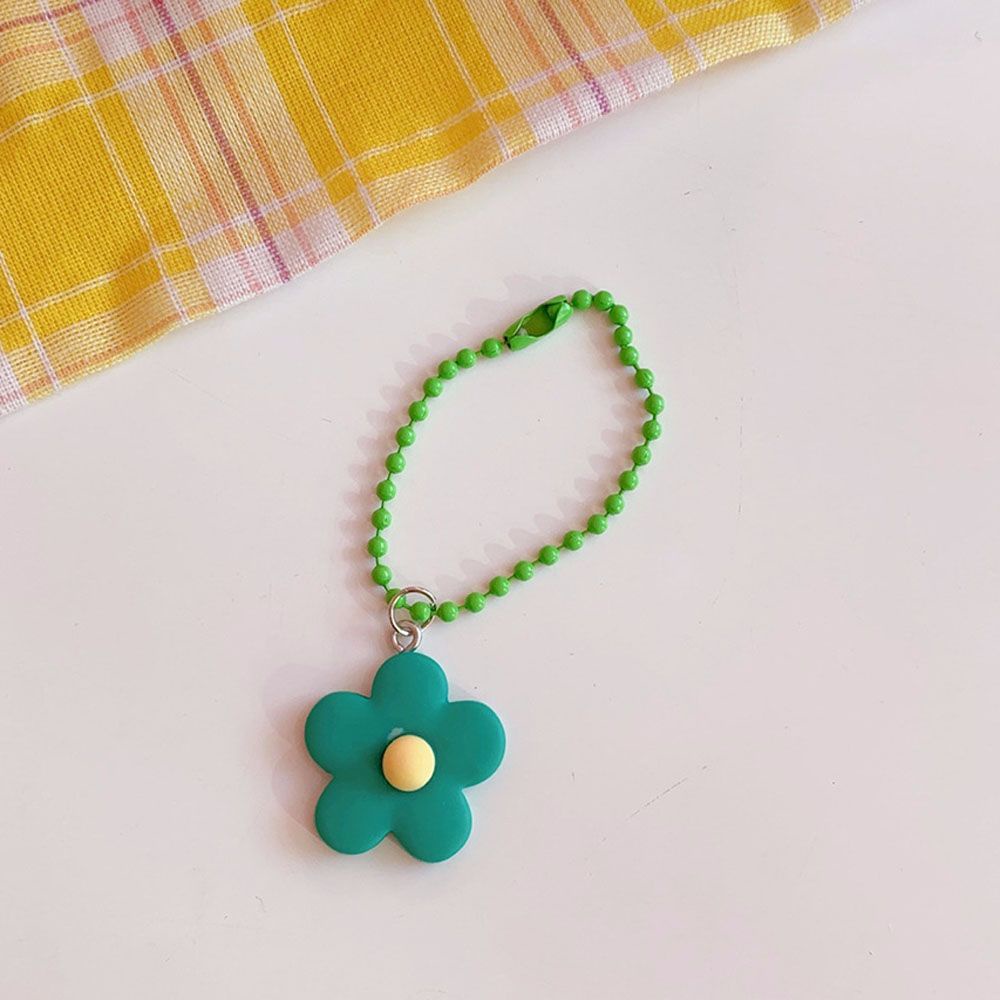 Móc Chìa Khóa Xe Hơi Họa Tiết Hoa Cầu Vồng Dễ Thương Đơn Giản