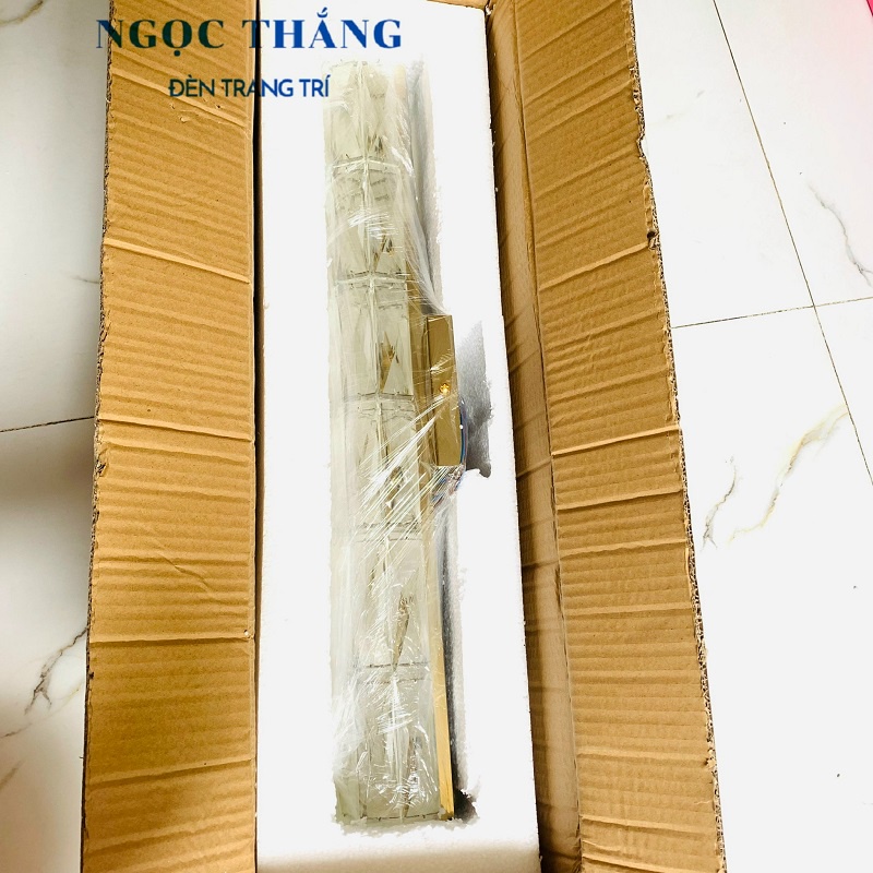 Đèn treo tường ốp tường pha lê cao cấp trang trí trong nhà cầu thang Led 18W 220V GT3029 Ngọc Thắng