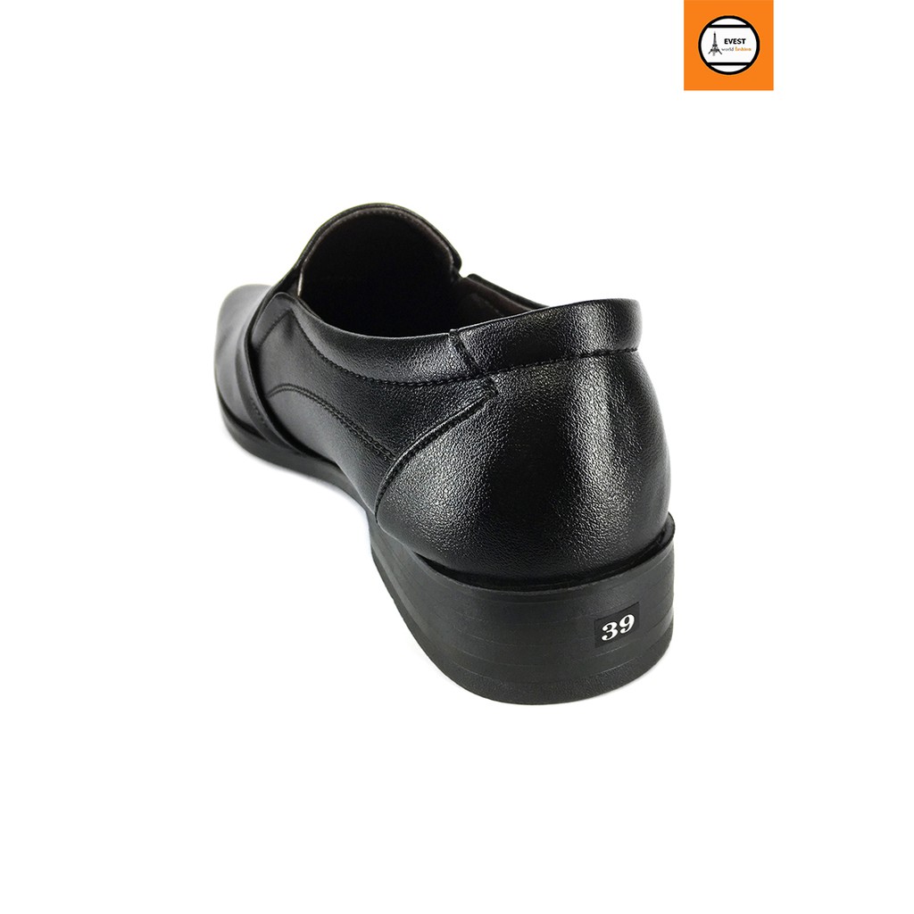 Giày tây đen nam thời trang Evest A287 | BigBuy360 - bigbuy360.vn