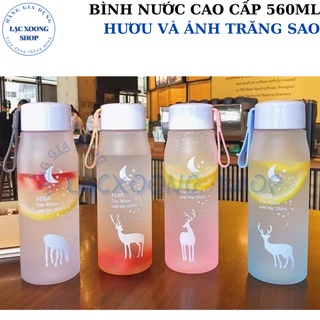 Bình nước hươu và ánh trăng sao - bpa free - bình đựng nước cao cấp 560ml