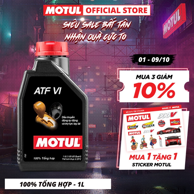 Dầu hợp số tự động xe ô tô MOTUL ATF VI 1L