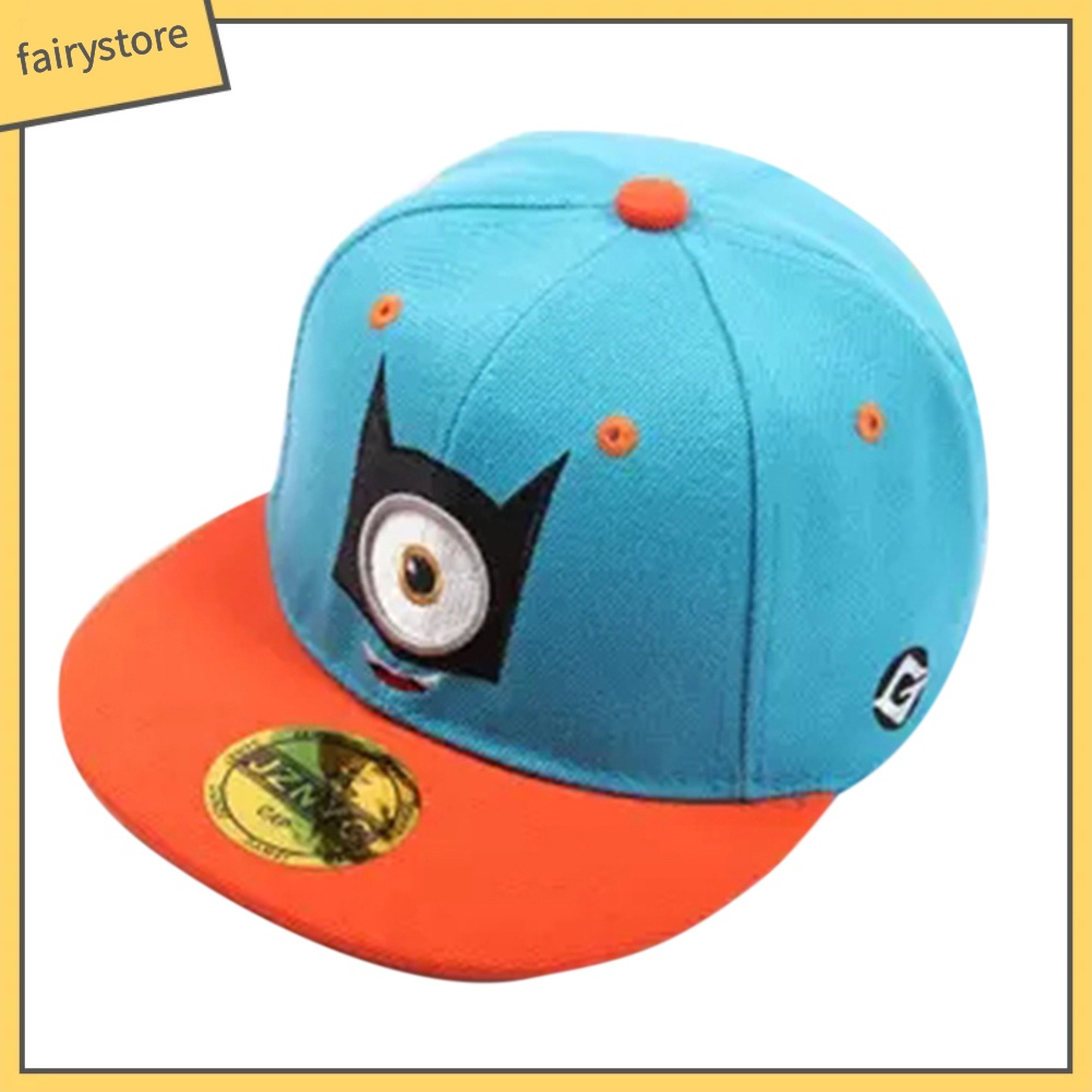 Mũ Snapback Hoạ Tiết Hoạt Hình Dễ Thương Cho Bé