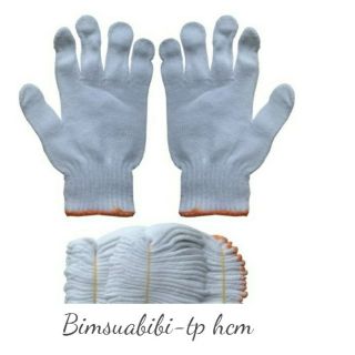 Găng tay sợi ngà 40g,50g,60g,70g,80g hàng Việt nam (bộ 100 đôi )