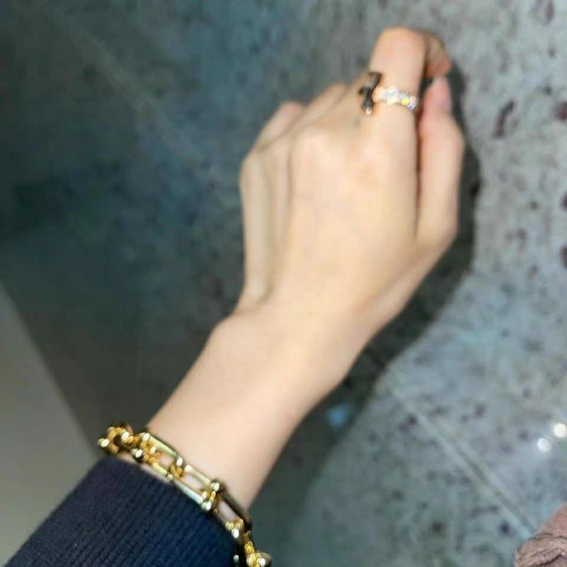 Vòng tay mắt xích giống Rosé BLACKPINK Tiffany&Co (có ảnh thật) chỉnh size  yêu cầu | BigBuy360 - bigbuy360.vn