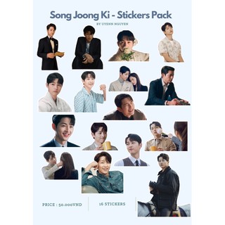 Stickers song joong ki 🥗🌽 nhãn dán song joong ki - vincenzo