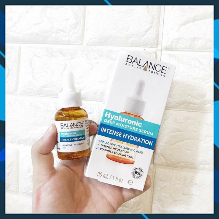 [Chuẩn Auth] Serum cấp nước dưỡng ẩm Balance Active Formula Hyaluronic Deep Moisturizing 30ml White Store | BigBuy360 - bigbuy360.vn