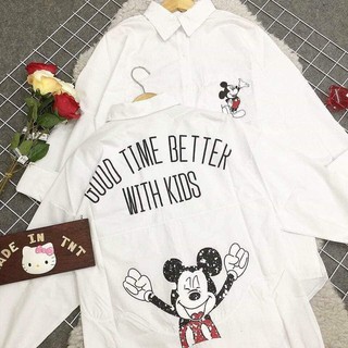 Sơ mi micky 3D