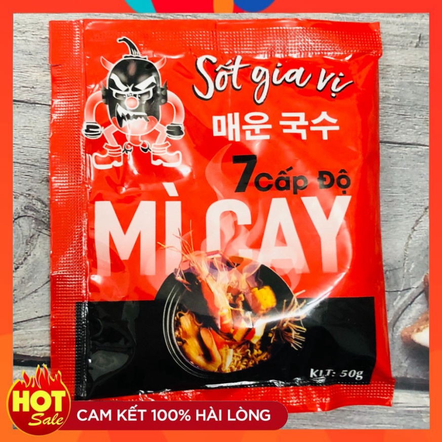 Sốt gia vị nấu nước lèo mỳ cay 7 cấp độ