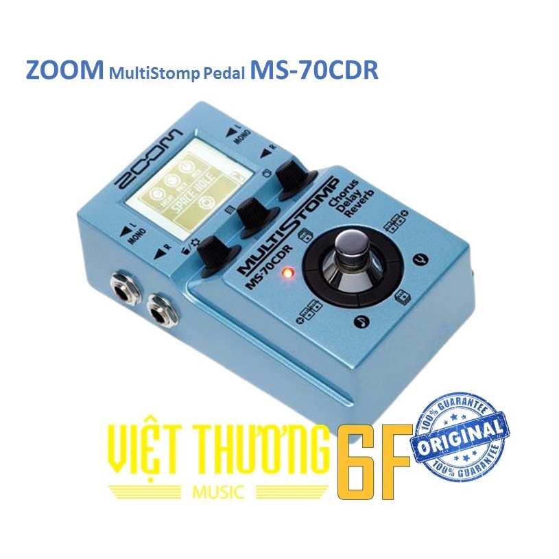 Pedal hiệu ứng guitar ZOOM Multi Effects Pedal MS-70CDR