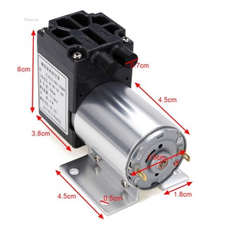 Máy Bơm Chân Không Mini 12V 6W Áp Suất Cao Kèm Giá Đỡ 5L / Phút
