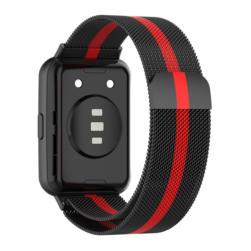 Dây Đeo Thay Thế Chất Liệu Kim Loại Dạng Lưới Cho Đồng Hồ Thông Minh Huawei Watch Fit 2