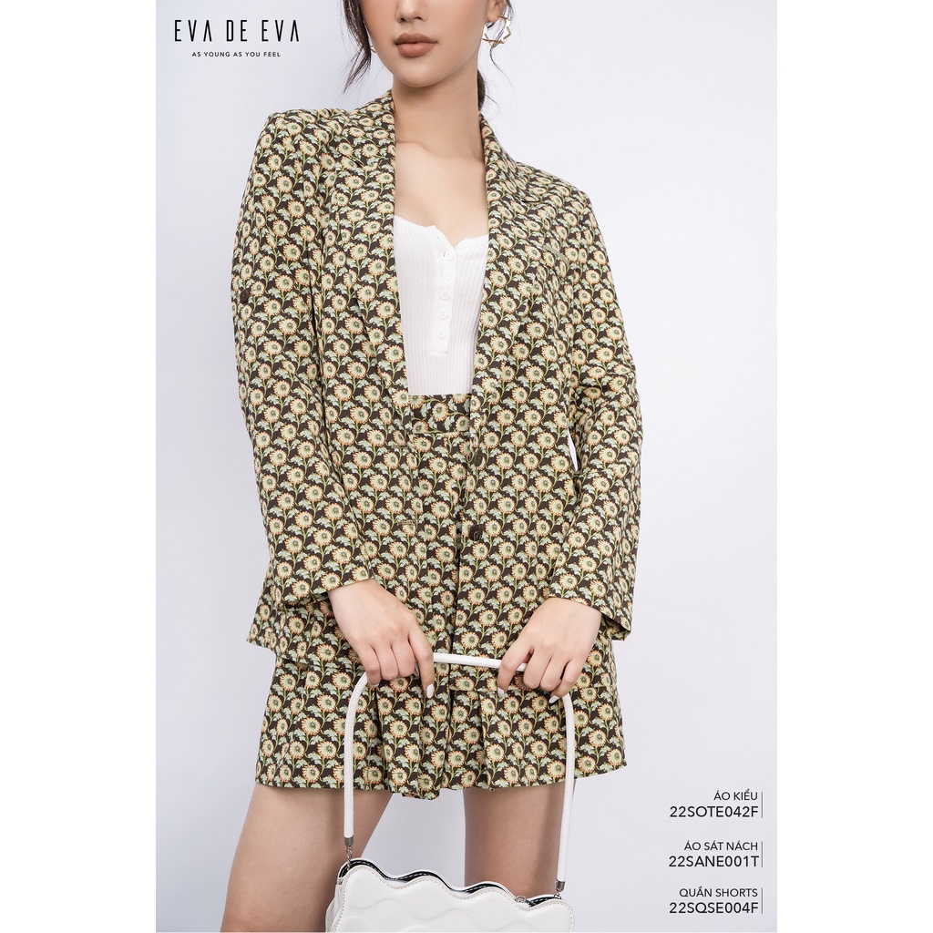 Áo blazer nữ tay dài Eva de Eva 22SOTE042F