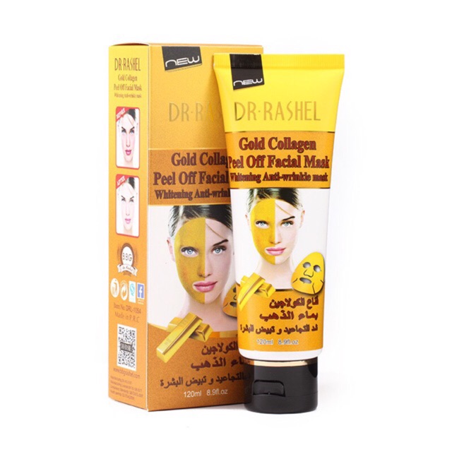 Mặt nạ thay da sinh học Gold collagen peel off facial mask DR-RASHEL