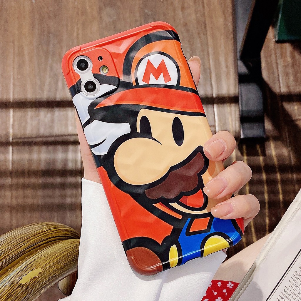Ốp điện thoại hình Super Mario Nintendo 3D cho Iphone12