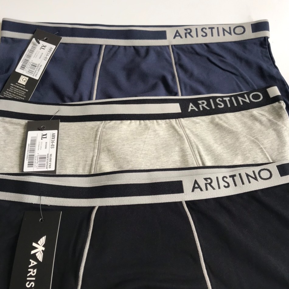 Quần lót Boxer, sịp nam boxer ⚡ARSITINO⚡100%Cotton, mềm mịn, thấm hút tốt, kháng khẩu, khử mùi bảo vệ sức khỏe -ABX16-03