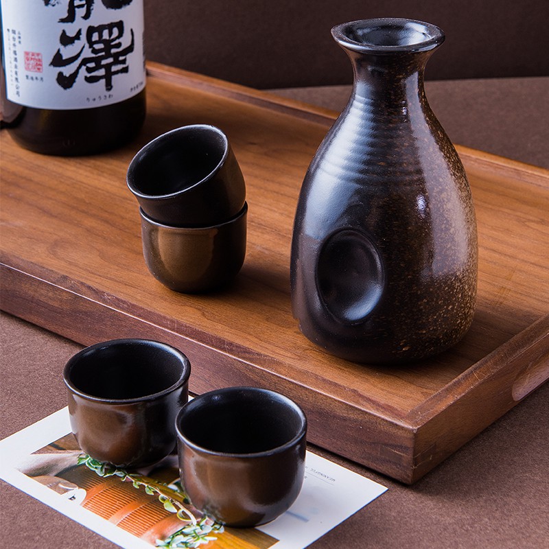 Ly Uống Rượu Bằng Gốm Sứ Trắng Phong Cách Nhật Bản