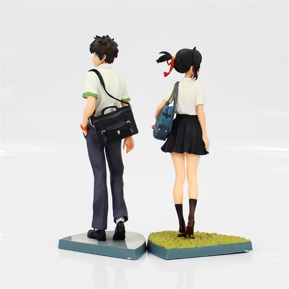 Set 2 Mô Hình Đồ Chơi Nhân Vật Trong Phim Hoạt Hình &quot;Your Name&quot; 22cm