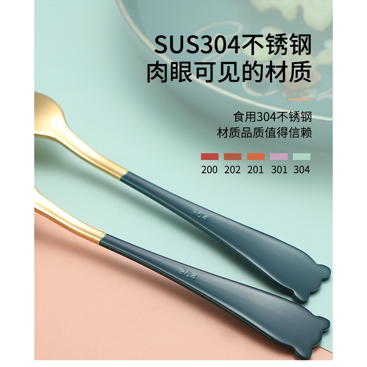 Bộ Muỗng Nĩa Đũa Bằng Thép Không Gỉ 304 Tiện Dụng Mang Theo Du Lịch