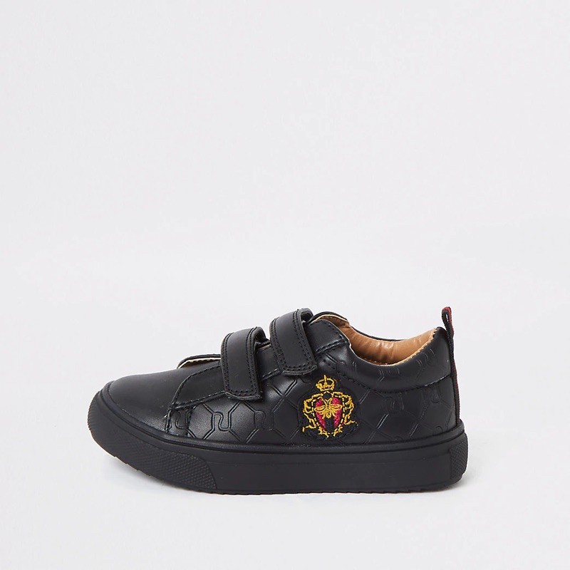 Giày đen siêu xinh bé trai săn sale Ri Uk sz 19 bé xíu