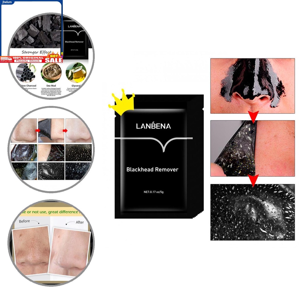 Mặt nạ lột mụn đầu đen siêu mỏng se khít lỗ chân lông làm sạch sâu cho nam và nữ