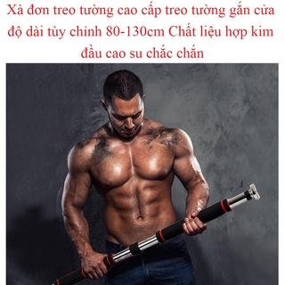 Thanh tập xà đơn treo tường gắn cửa loại dài 80-130cm