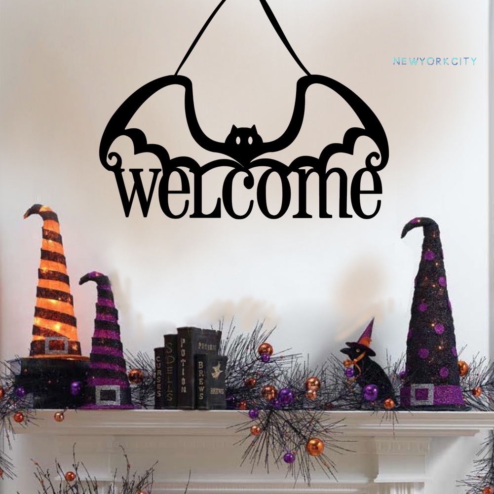 Tấm Biển Treo Tường Trang Trí In Chữ Welcome Xinh Xắn