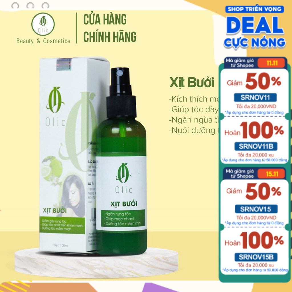 Tinh Dầu Xịt Bưởi Olic