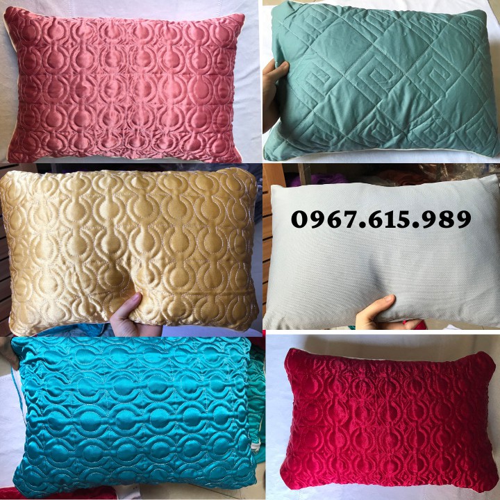 Gối spa bông mềm mại êm ái, may cẩn thận, KT 30*45cm