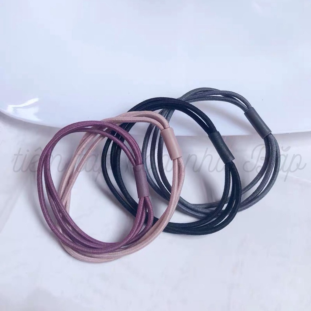 Dây Chun Buộc Tóc 3 Sợi Nhiều Màu Siêu Chắc Chắn