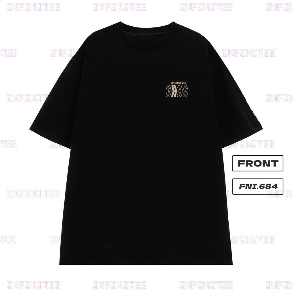 [Mã FATREND02 giảm đến 30k đơn 99k] Áo thun INFINITEE Fni0684, Thun 100% Cotton - form rộng Unisex. | BigBuy360 - bigbuy360.vn