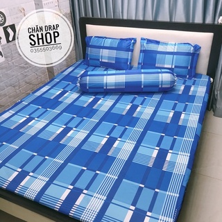 [Nệm cao 3_12cm ] BỘ GA Thun lạnh Việt Nam ( 2 gối nằm+ 1 gối ôm + ga)