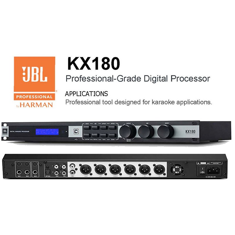 Mixer karaoke JBL KX180 (Ba Sao) hàng chính hãng bảo hành 12 tháng