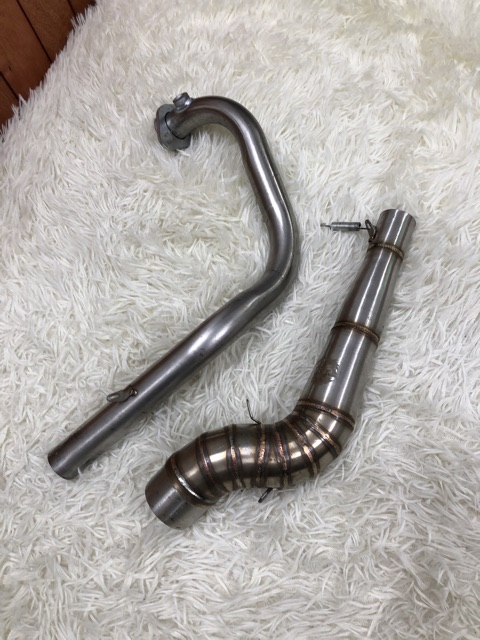 Pô lon leovince bạc tem khắc 35cm kèm cổ 2 khúc & tặng tiêu tiện