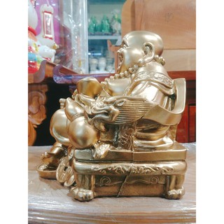 Tượng phật di lặc bột đá cao 25cm