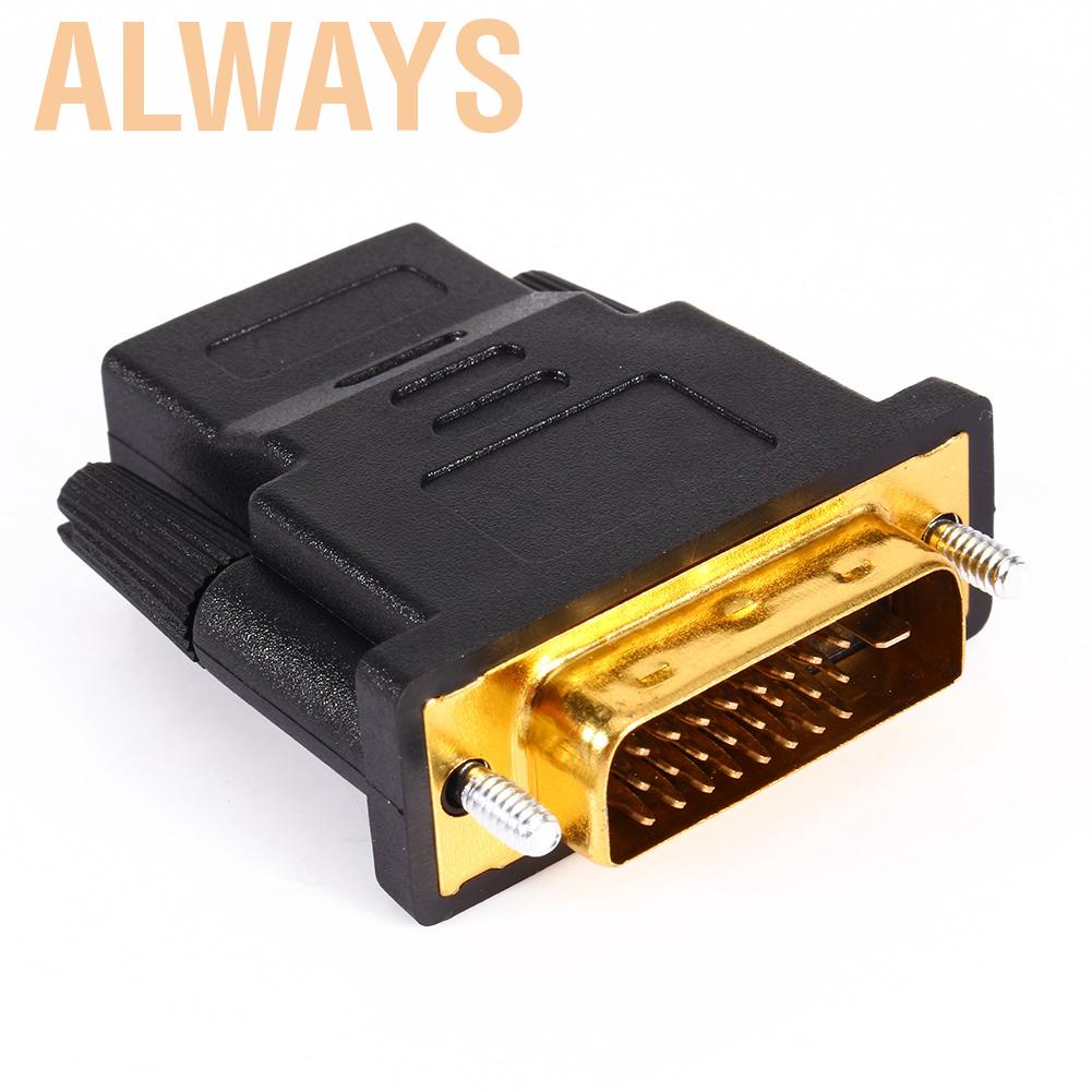 Cáp Chuyển Đổi Từ Cổng Dvi 24 + 1 Đực Sang Hdmi Cái