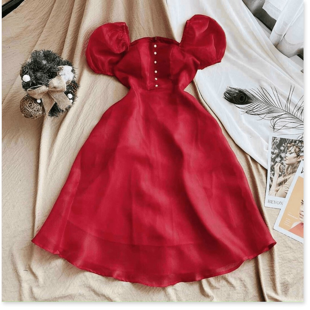 ĐẦM VOAN KIẾNG CÓ MÚT,VÃI MỀM THOÁNG MÁT THỜI TRANG MỚI KME