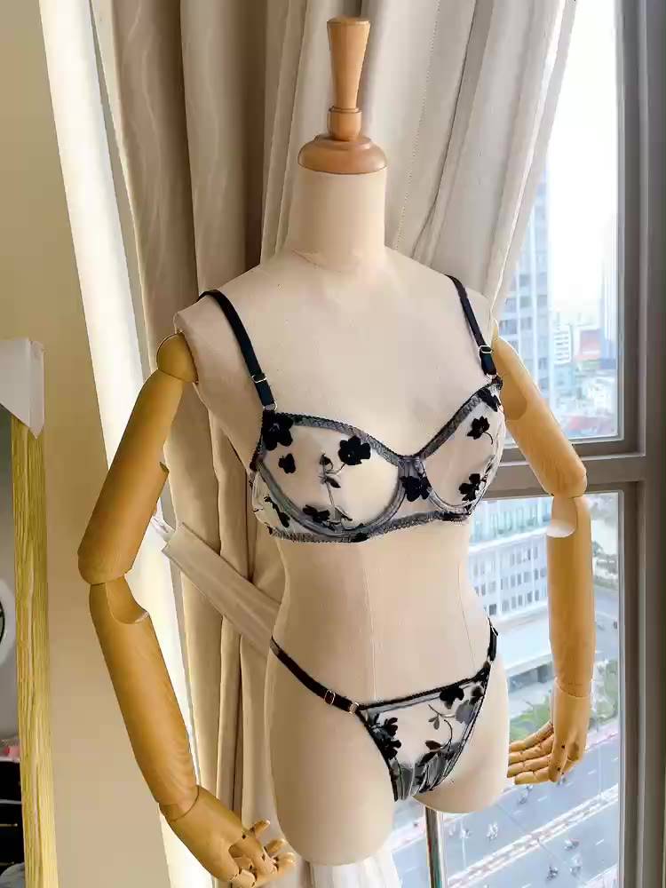 Set Bộ đồ lót ren có gọng không mút phối ren họa tiết YESDADDY R002 | BigBuy360 - bigbuy360.vn