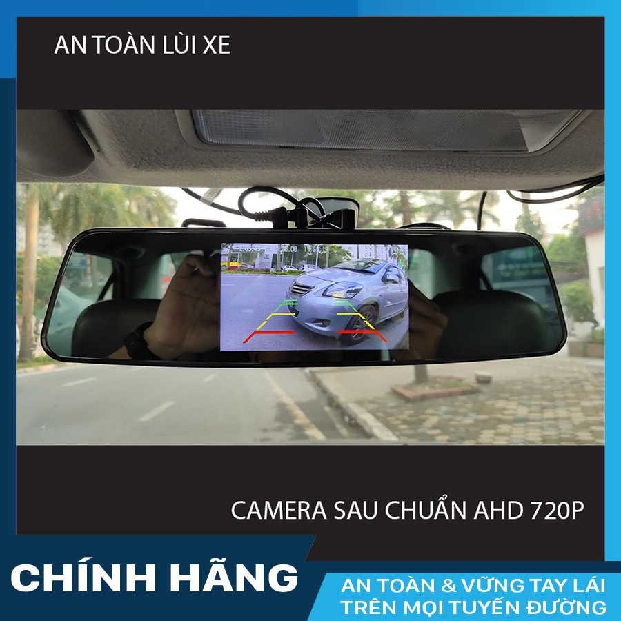 Camera hành trình trên gương Blurams V20 ghi hình 2 kênh GPS ADAS WIFI + KM thẻ nhớ 64gb | BigBuy360 - bigbuy360.vn